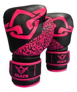 Mani Pink Kids Junior Childrens 6oz Boxing Gloves Sparring/Training MKBG-201 BOXING / MUAY THAI / MMA
