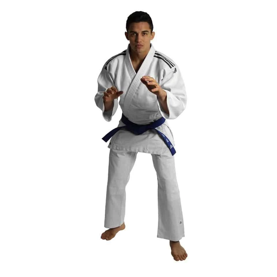 MARTIAL ARTS Adidas J350 Club Judo Gi Uniform Junior White & Coloured Stripes + Belt 4 MARTIAL ARTS Adidas J350 Club Judo Gi Uniform Junior White & Coloured Stripes + Belt