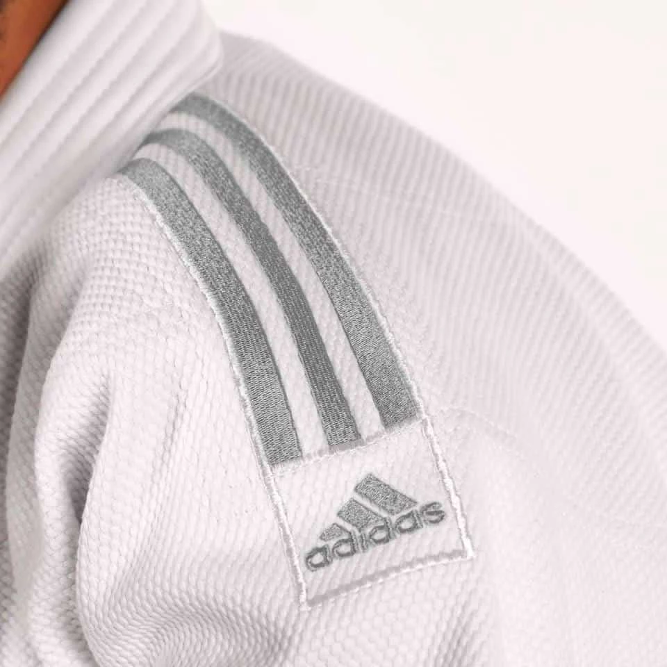 Adidas J990 Millenium Judo Gi Uniform White Double Weave Senior 4 Adidas J990 Millenium Judo Gi Uniform White Double Weave Senior