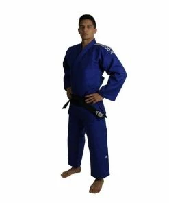 Adidas Judo Champion II 2 Slim Cut IJF Gi Uniform Blue Senior MARTIAL ARTS