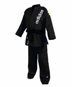 MARTIAL ARTS Adidas JJ500 BJJ Brazilian Jiu Jitsu Kimono Gi BLACK 170cm 180cm 190cm 200cm