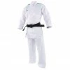 Adidas Adilight Karate Gi Uniform Coloured Shoulder With Stripes Blue/Red
