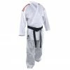 Adidas Karate Gi Uniform Kumite Fighter White With Red Stripes Senior MARTIAL ARTS
