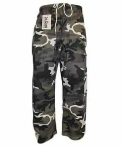 Morgan Dragon Grey Camo Martial Arts Training Pants SIZE 00 Gis
