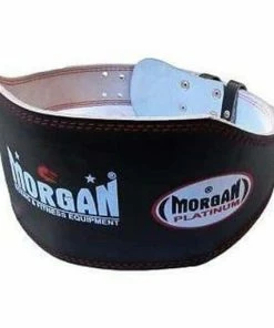 Morgan Platinum 15cm Wide Leather Weight Lifting Belt Commercial Grade LB-1