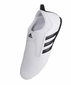 Martial Arts Shoes Adidas CONTESTANT-PRO WHITE W/ Black Stripes Martial Arts Shoe Lightweight Flexible 20 Martial Arts Shoes Adidas CONTESTANT-PRO WHITE W/ Black Stripes Martial Arts Shoe Lightweight Flexible