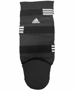 Adidas Cotton Shin/Instep Protector Black Boxing Thai MMA Protective Equipment