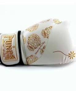 Punch Womens Boxing Gloves Skull Art White 12oz Limited Edition