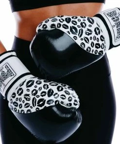 Punch Womens Boxing Gloves Lip Art Black Limited Edition BOXING / MUAY THAI / MMA 10 Punch Womens Boxing Gloves Lip Art Black Limited Edition BOXING / MUAY THAI / MMA
