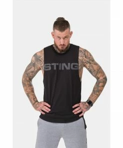 BOXING / MUAY THAI / MMA Sting Men's Titan Muscle Singlet - Black
