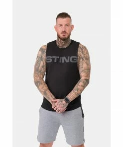 BOXING / MUAY THAI / MMA Sting Men's Titan Muscle Singlet - Black