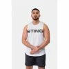 Sting Men's Titan Muscle Singlet - White BOXING / MUAY THAI / MMA