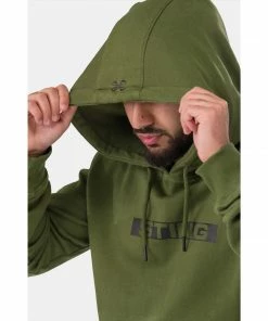 STING Men's Ultra Hoodie - Black/Grey/Khaki