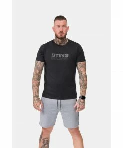 Sting Men's Ultra Tee - Black/Grey/Red/Blue