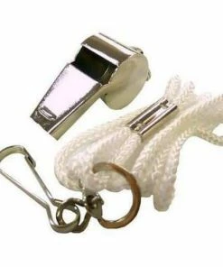 FUNCTIONAL FITNESS Madison Metal Whistle With Lanyard
