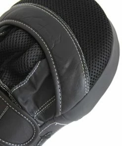 BOXING / MUAY THAI / MMA SMAI Elite85 Leather Focus Mitts Pads Pair Black And Red 15 BOXING / MUAY THAI / MMA SMAI Elite85 Leather Focus Mitts Pads Pair Black And Red