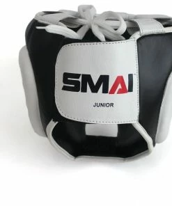 BOXING / MUAY THAI / MMA SMAI PRO85 Leather Training Boxing Head Guard Gear