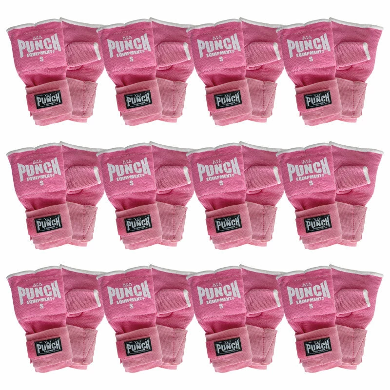 Punch Small Pink Boxing Quick Wraps – 12 Pack 3 Punch Small Pink Boxing Quick Wraps – 12 Pack