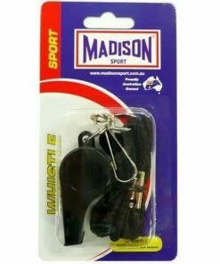 Madison Plastic Whistle With Lanyard