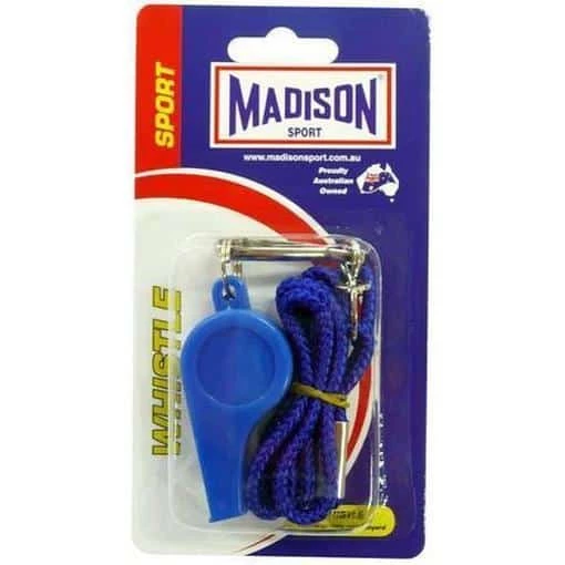 Madison Plastic Whistle With Lanyard 5 Madison Plastic Whistle With Lanyard