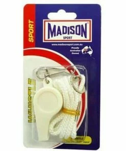 Madison Plastic Whistle With Lanyard 12 Madison Plastic Whistle With Lanyard