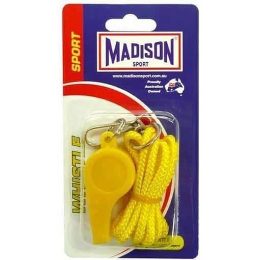 Madison Plastic Whistle With Lanyard 8 Madison Plastic Whistle With Lanyard