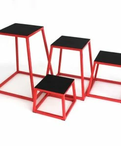 FUNCTIONAL FITNESS SMAI - Plyometric Box Set Of 4 Steel
