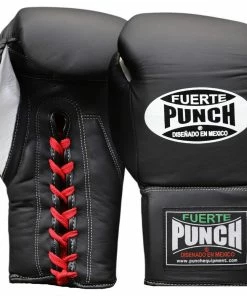 Punch Mexican Fuerte Lace Up Leather Boxing Gloves