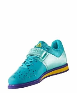 Weightlifting Shoes Adidas Womens Powerlift Shoe 3.1W Energy Blue Light Breathable Flexible Stable