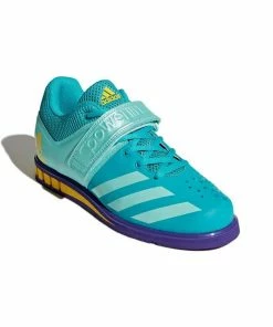 Weightlifting Shoes Adidas Womens Powerlift Shoe 3.1W Energy Blue Light Breathable Flexible Stable