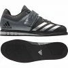 Adidas Powerlift 3 Weightlifting Shoes Black/Silver Support Lace + Strap 2 Adidas Powerlift 3 Weightlifting Shoes Black/Silver Support Lace + Strap