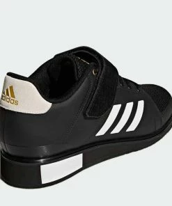 Adidas POWERPERFECT 3 III Weight Lifting Shoe Black/White/Gold Flexible Stable 10 Adidas POWERPERFECT 3 III Weight Lifting Shoe Black/White/Gold Flexible Stable