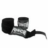BOXING / MUAY THAI / MMA PUNCH 3M Stretch Hand Wraps Pair Black 2 BOXING / MUAY THAI / MMA PUNCH 3M Stretch Hand Wraps Pair Black