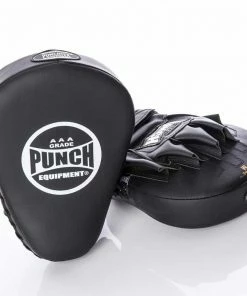 Punch BOXING / MUAY THAI / MMA Thumpas Lightweight Commercial Grade Curved Focus Pads Medium/Large 2Y Warranty