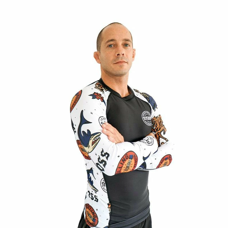 Braus Mens Chill & Jiu Rash Guard – Long Sleeve Gis 4 Braus Mens Chill & Jiu Rash Guard – Long Sleeve Gis