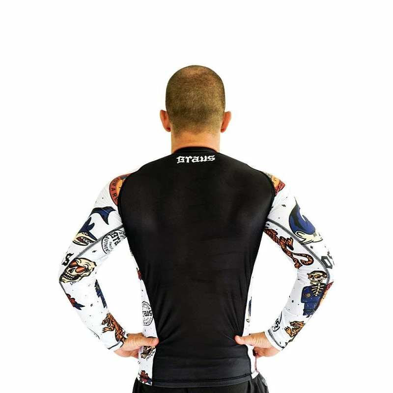 Braus Mens Chill & Jiu Rash Guard – Long Sleeve Gis 6 Braus Mens Chill & Jiu Rash Guard – Long Sleeve Gis