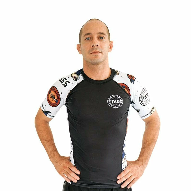 Gis Braus Mens Chill & Jiu Rash Guard – Short Sleeve 5 Gis Braus Mens Chill & Jiu Rash Guard – Short Sleeve