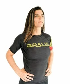 Braus Women’s Rash Guard Short Sleeve – Flags