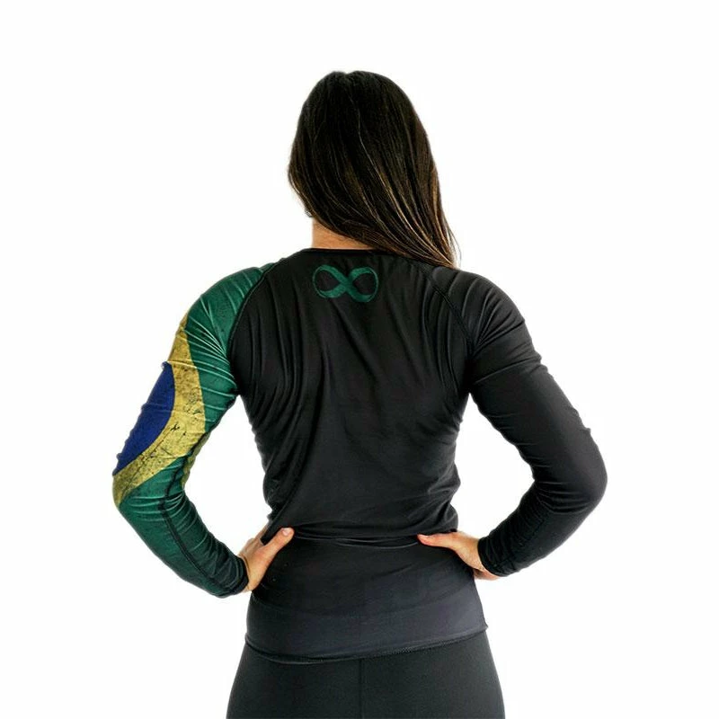 Braus Women’s Rash Guard Long Sleeve – Flags 6 Braus Women’s Rash Guard Long Sleeve – Flags