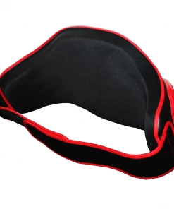 BOXING / MUAY THAI / MMA STRIKE V2 Professional JUMBO Belly Pad Guard Shield Protector MMA / Muay Thai Red/White