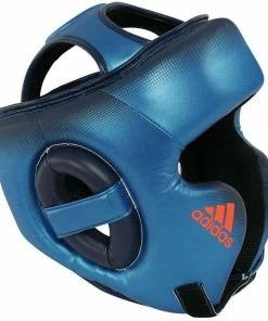 Adidas Boxing Speed Hear Gear Guard Metallic Blue/Yellow