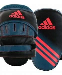 Adidas Womens Speed Focus Mitts Punch Pads Black Red BOXING / MUAY THAI / MMA