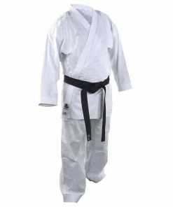 Adidas Kumite Fighter Karate Gi Uniform White Stripes