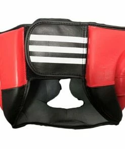 Adidas Leather Super Pro Training Full Face Head Gear Guard Black Red BOXING / MUAY THAI / MMA 10 Adidas Leather Super Pro Training Full Face Head Gear Guard Black Red BOXING / MUAY THAI / MMA