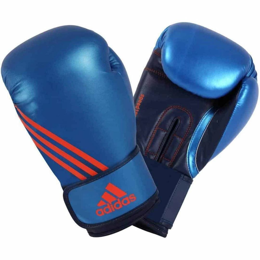Adidas Speed 100 Boxing Gloves 10oz 12oz Metallic Blue BOXING / MUAY THAI / MMA 4 Adidas Speed 100 Boxing Gloves 10oz 12oz Metallic Blue BOXING / MUAY THAI / MMA