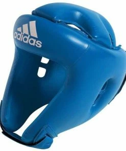 BOXING / MUAY THAI / MMA Adidas Junior Kids Competition Head Gear Guard Blue Red