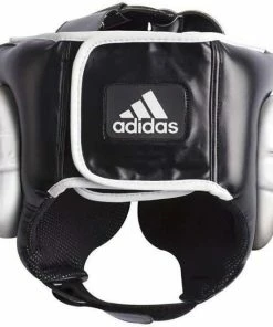 Adidas Response Full Face Head Gear Guard Black & White