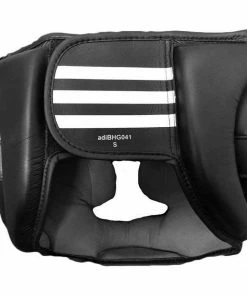 Adidas Leather Super Pro Training Full Face Head Gear Guard Black Red BOXING / MUAY THAI / MMA 9 Adidas Leather Super Pro Training Full Face Head Gear Guard Black Red BOXING / MUAY THAI / MMA