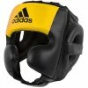 Adidas Hybrid Lace Up Boxing Head / Chin Gear Guard Black & Yellow