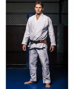 Adidas BJJ Brazilian Jiu Jitsu Uniform Gi Quest WHITE Tailored Cut Lightweight MARTIAL ARTS